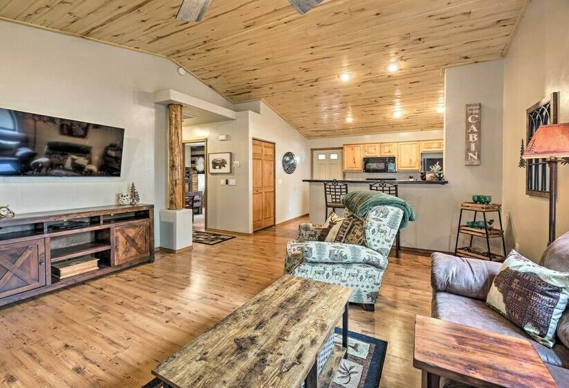 Quaint Show Low Cabin With Deck & Fireplace!