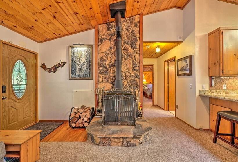 Deck W/ Forest Views: Quiet Twain Harte Cabin!