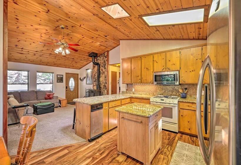 Deck W/ Forest Views: Quiet Twain Harte Cabin!