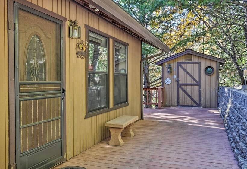 Deck W/ Forest Views: Quiet Twain Harte Cabin!