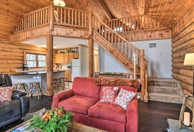 Secluded Gaylord Cabin W/ Deck, Fire Pit & Grill!