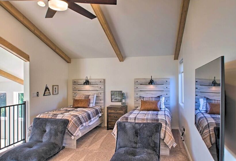 Views & Hot Tub:  Pineberry Modern  Luxury Home