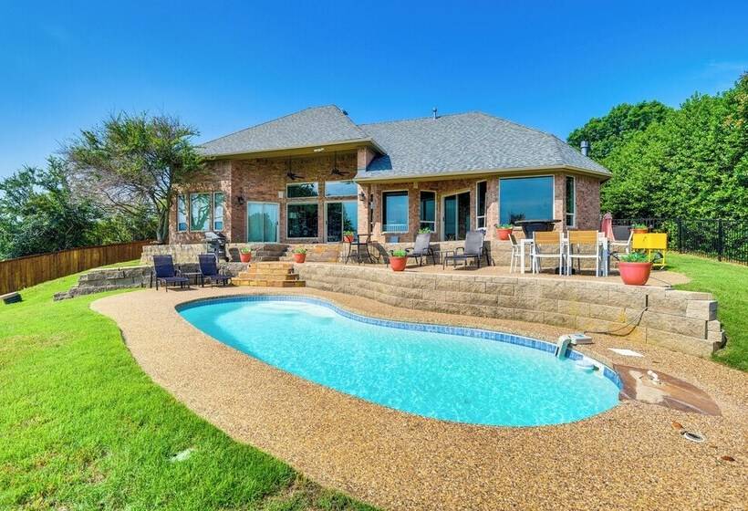 Lakefront Little Elm Home W/ Private Pool!