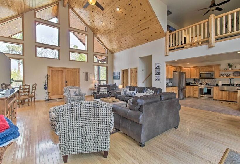 Family Friendly Show Low Cabin W/ Deck & Game Room
