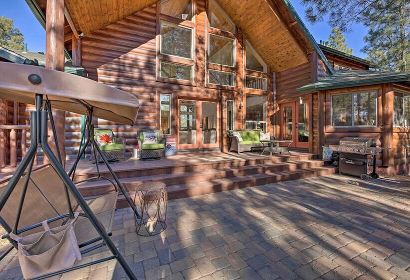 Family Friendly Show Low Cabin W/ Deck & Game Room