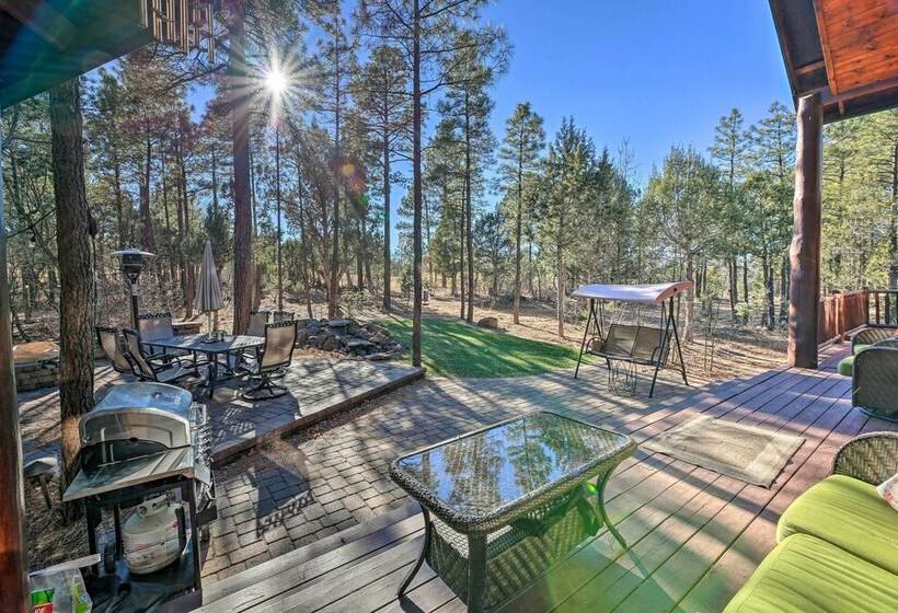 Family Friendly Show Low Cabin W/ Deck & Game Room