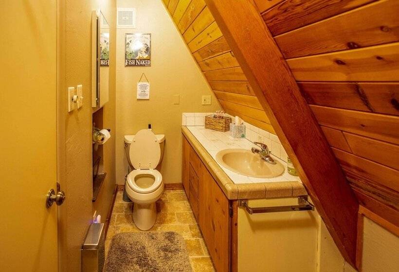 Furnished Deck + Fire Pit: Happy Jack Cabin