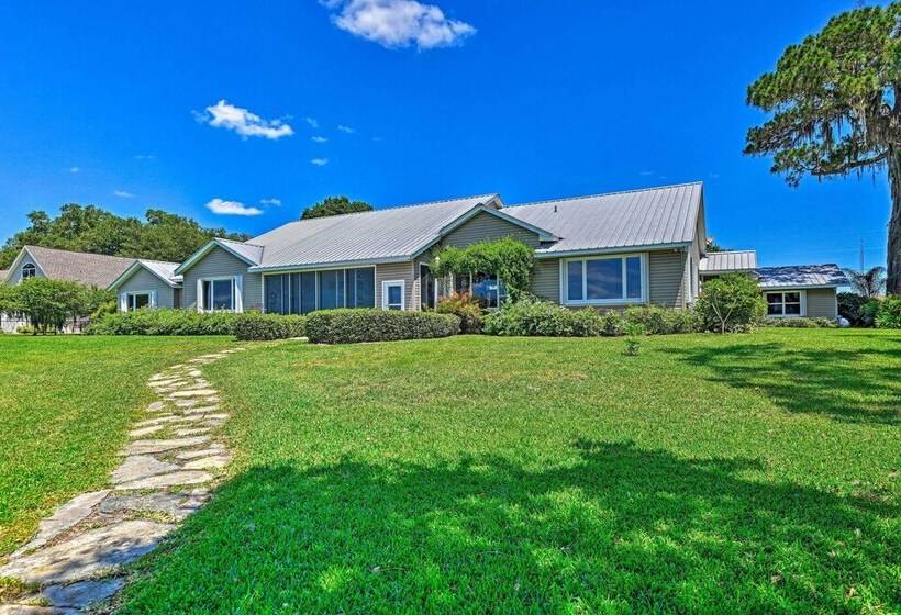 Waterfront Lake Placid Home With Private Dock!