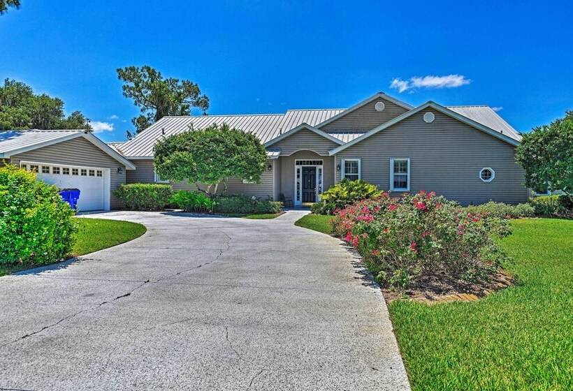 Waterfront Lake Placid Home With Private Dock!