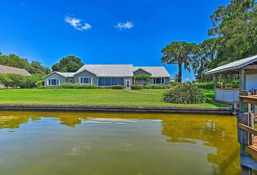 Waterfront Lake Placid Home With Private Dock!