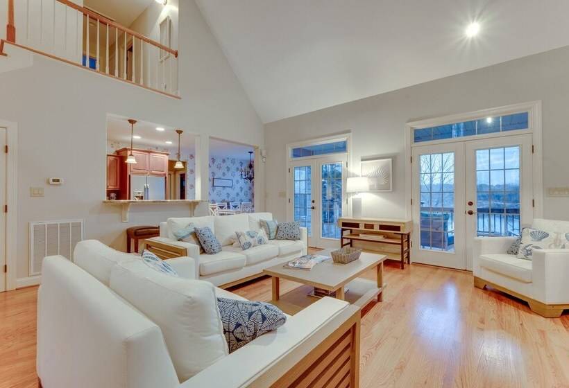 Waterfront Sherrills Ford Home W/ Pool & Boat Dock