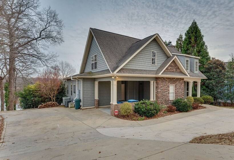 Waterfront Sherrills Ford Home W/ Pool & Boat Dock