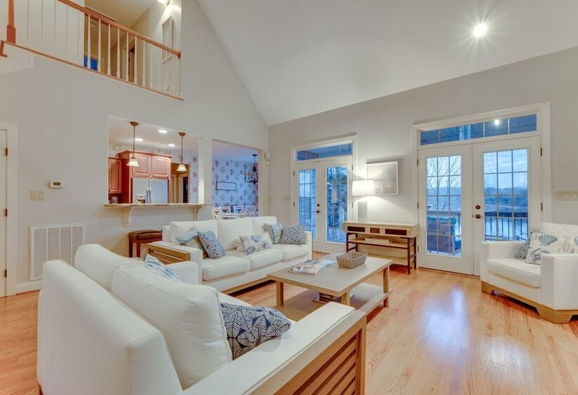 Waterfront Sherrills Ford Home W/ Pool & Boat Dock