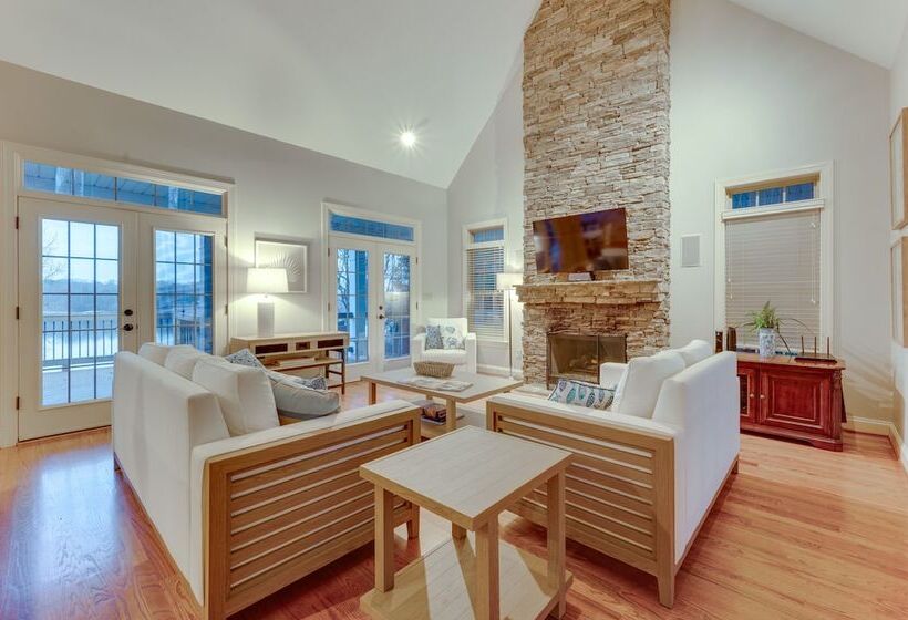 Waterfront Sherrills Ford Home W/ Pool & Boat Dock