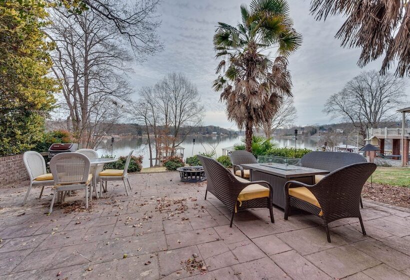 Waterfront Sherrills Ford Home W/ Pool & Boat Dock