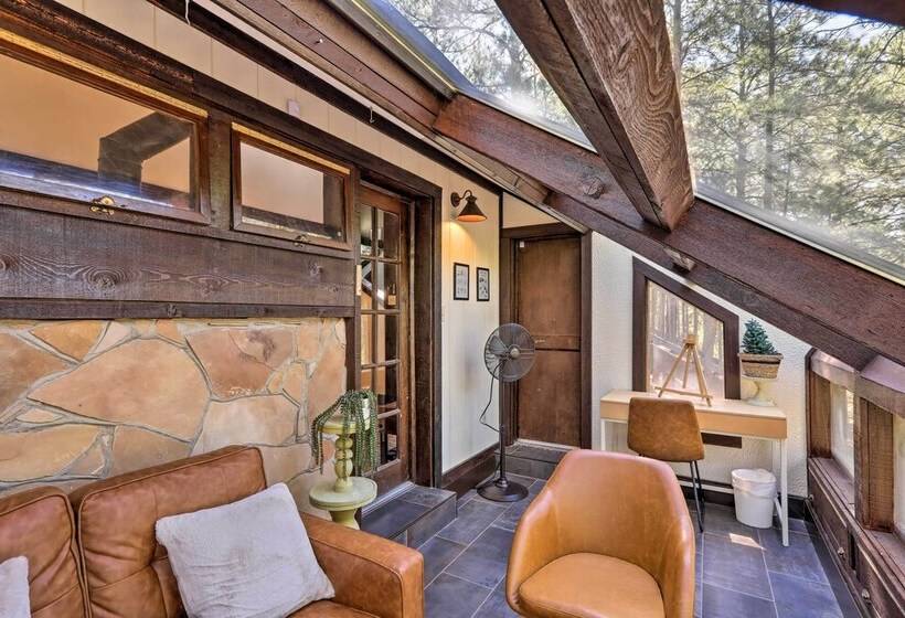 Woodsy Flagstaff Hideaway W/ Deck + Sunroom!