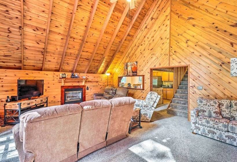 A Frame Pinetop Cabin < 6 Mi To Rainbow Lake!