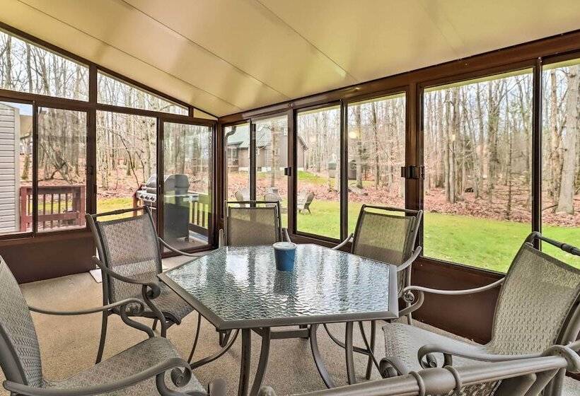 Near Big Boulder Mtn: Cabin W/ Furnished Deck