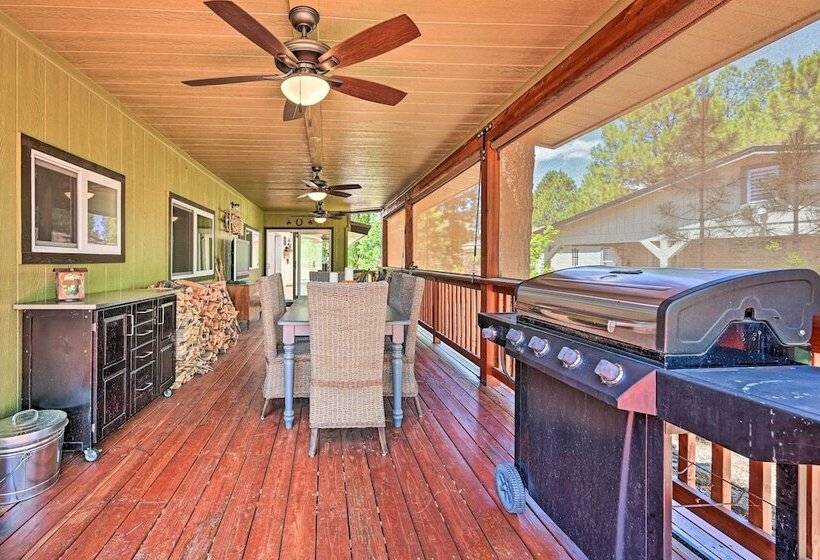 Dog Friendly Munds Park Cabin W/ Deck!