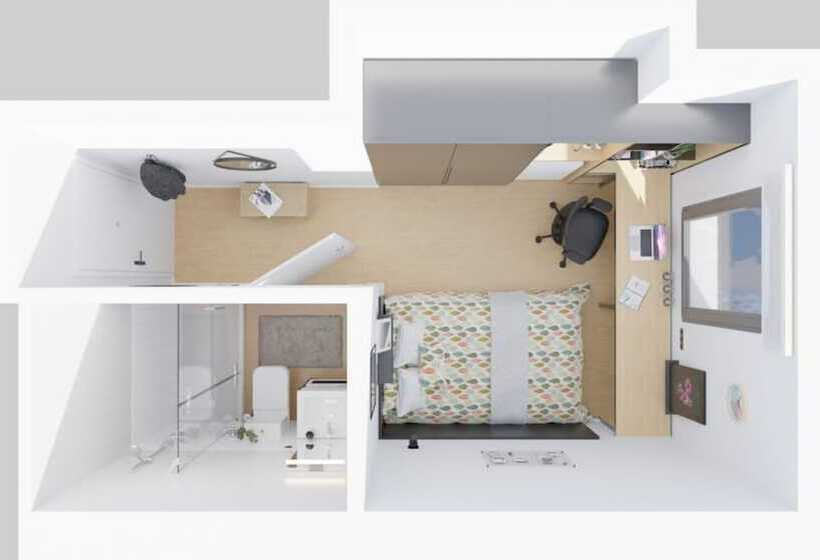 Estudios Y Habitaciones Modernas En Pamplona, Sk