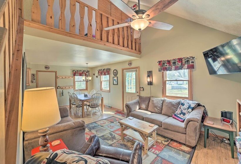 Family Cottage 3 Mi To Higgins Lake State Pk!