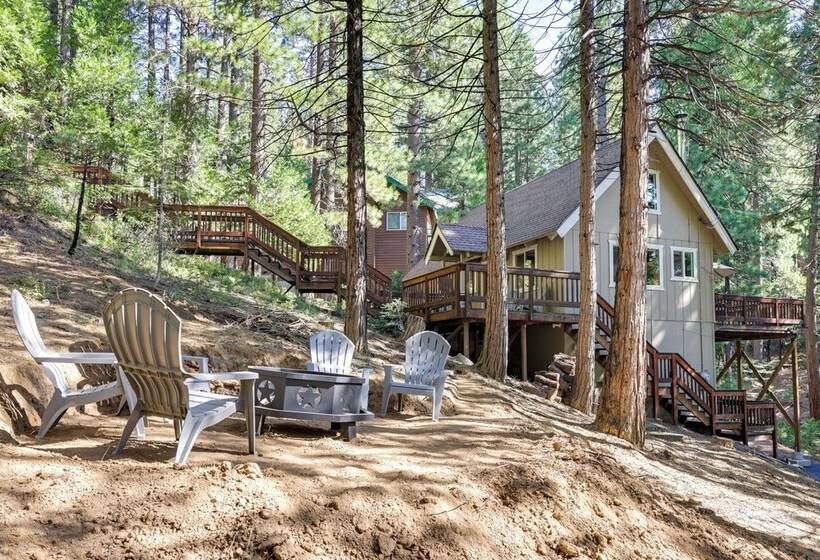Forested Cold Springs Cabin W/ Wood Burning Stove!
