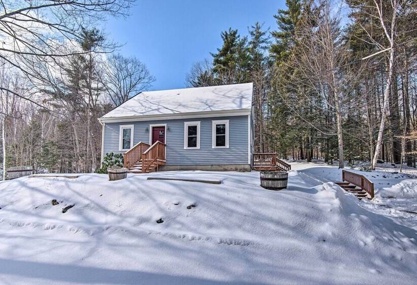 Gilford Home W/ Forest View, By Lake Winnepesaukee