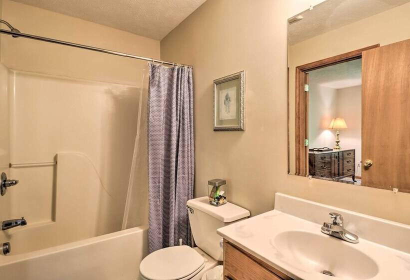 Deck, Hot Tub & Game Room: Lake Harmony Home