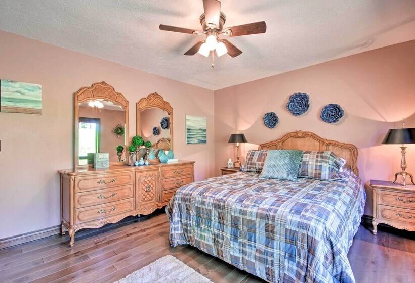 Lake Norfork Home W/waterview Patio + Balcony