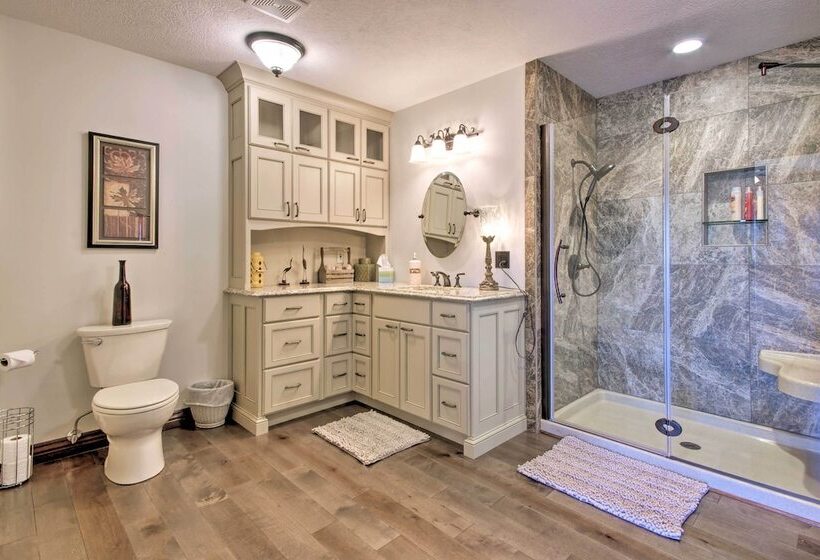 Lake Norfork Home W/waterview Patio + Balcony