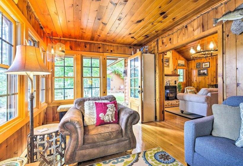 Lakefront Cabin W/ Private Dock & Fire Pit!