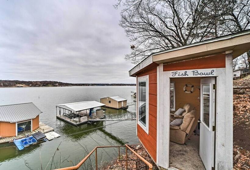 Lakefront Grove Retreat W/ Boat Dock & Lift!