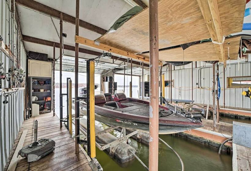 Lakefront Grove Retreat W/ Boat Dock & Lift!