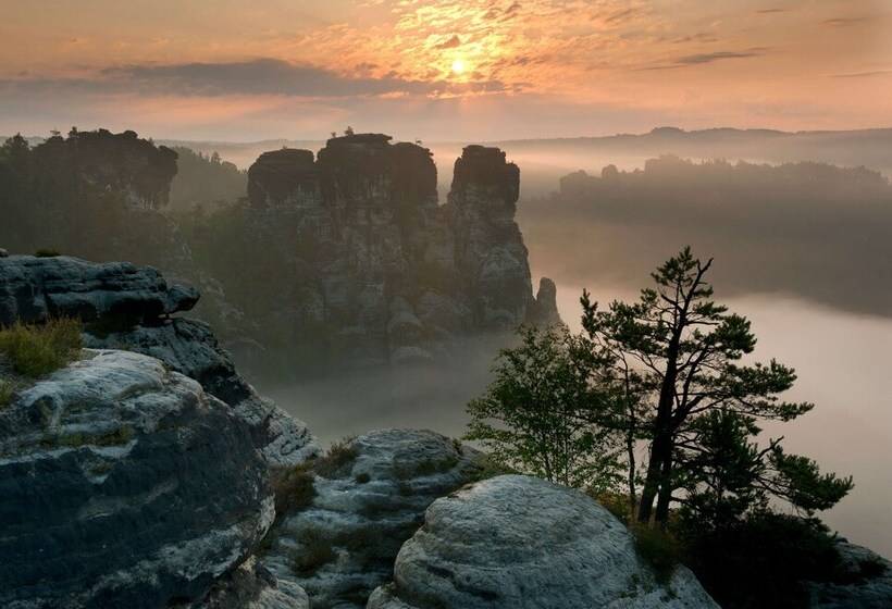 Logis Hotel Quartier 5, Sächsische Schweiz, Mit Restaurant, Café & Bar