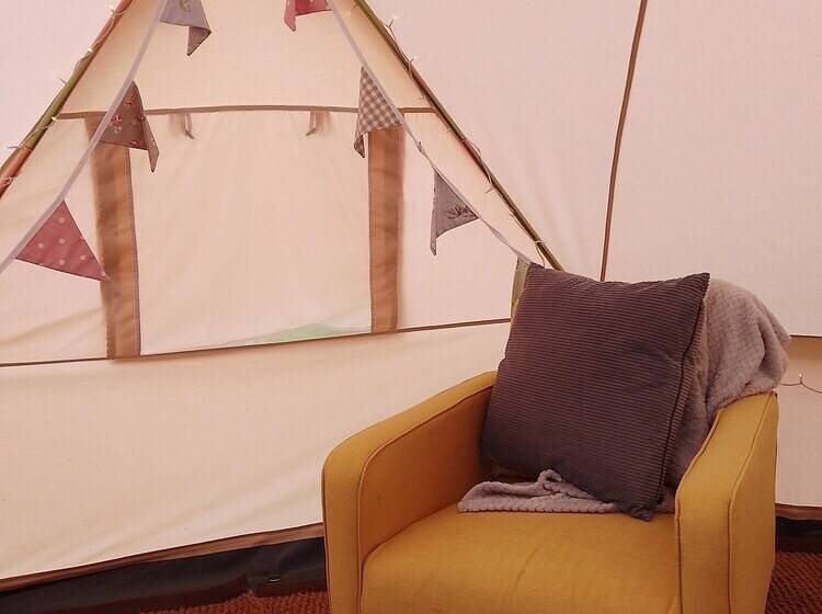 Chestnut 6m Xl Bell Tent, Log Burner, Nr Whitby