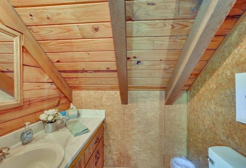 Modern Fairland Log Cabin W/ Lake Access!