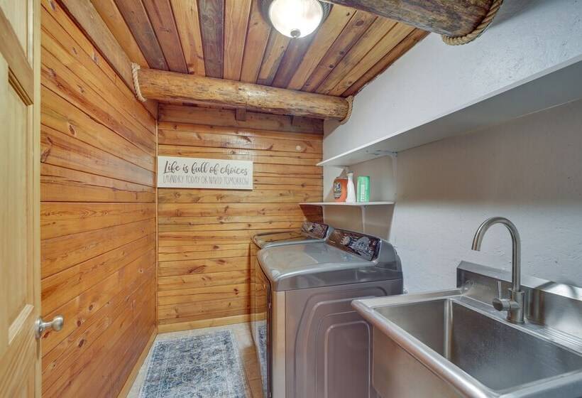 Modern Fairland Log Cabin W/ Lake Access!