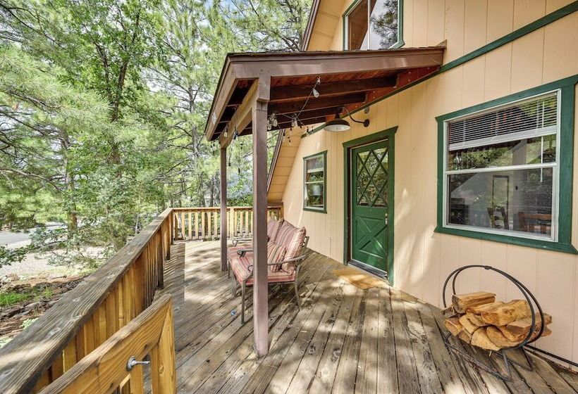 Munds Park A Frame Cabin W/ Deck & Grill