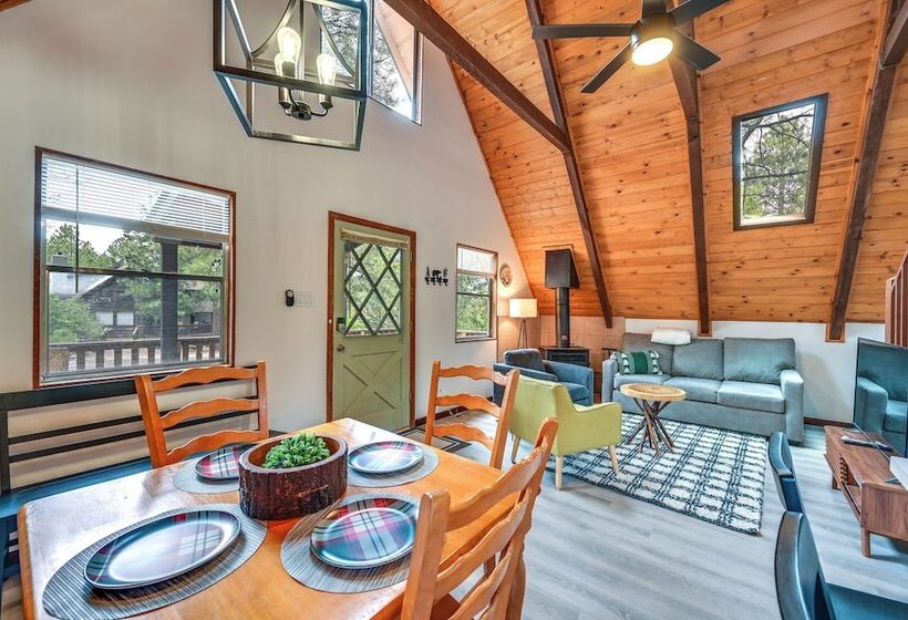 Munds Park A Frame Cabin W/ Deck & Grill