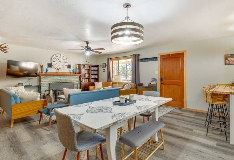 Pet Friendly Alpine Cabin W/ Gas Grill & Fireplace