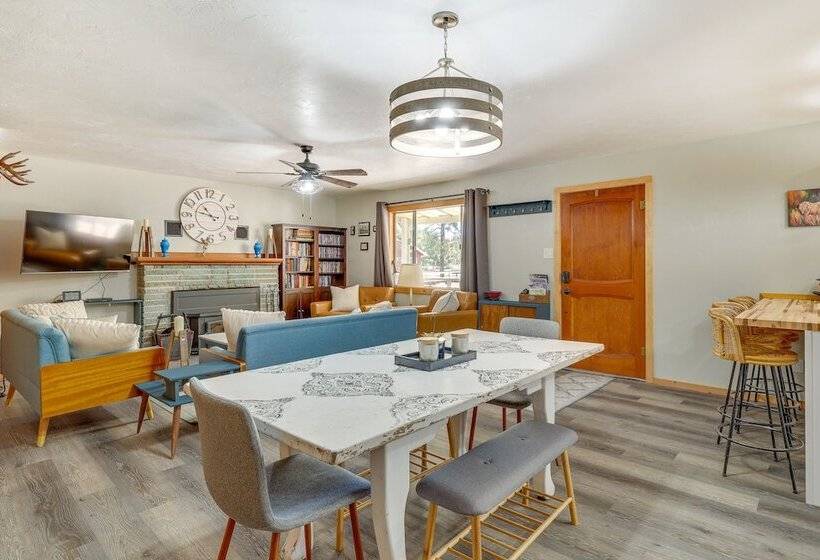 Pet Friendly Alpine Cabin W/ Gas Grill & Fireplace