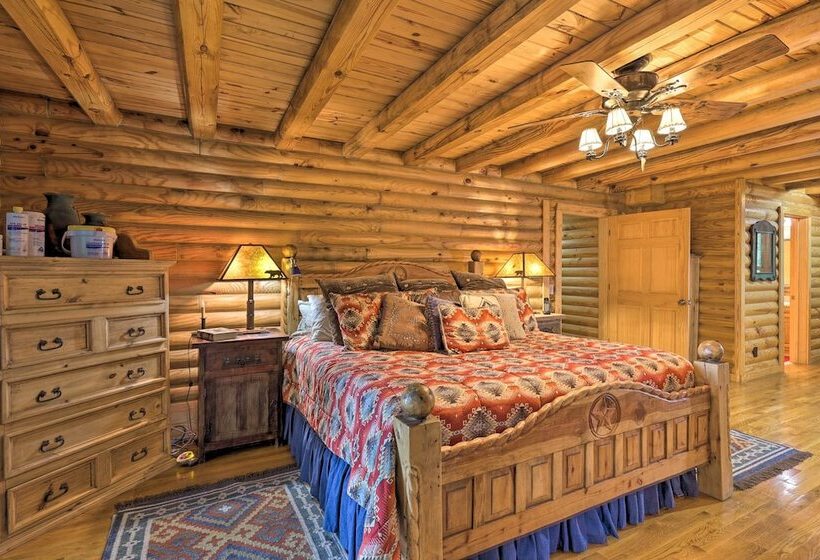 Purlear Luxury, Spacious Log Cabin W/ Mtn Views!