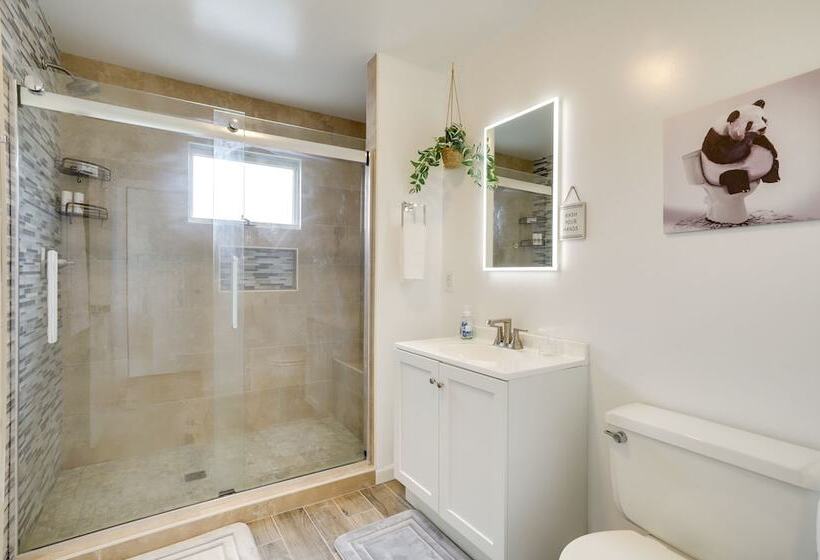 Riverfront Elkhart Rental: Deck & Ping Pong Table!