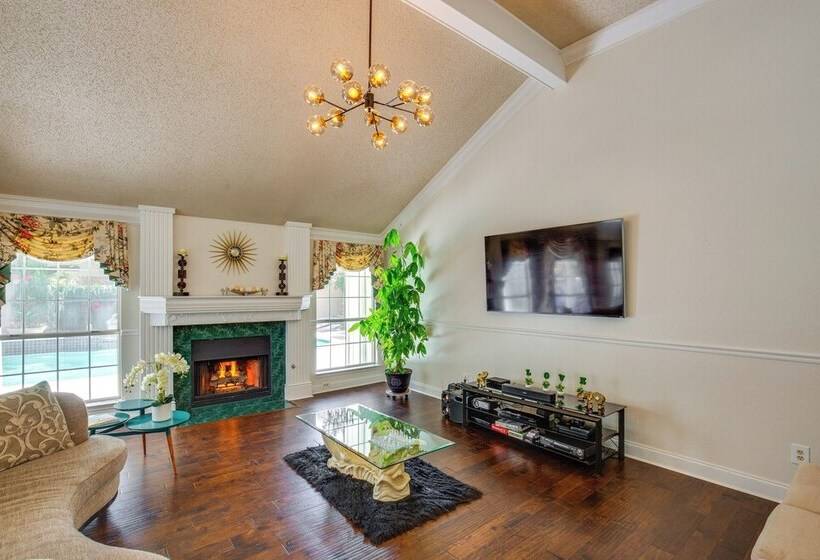 Rowlett Escape W/ Fire Pit & Lake Views