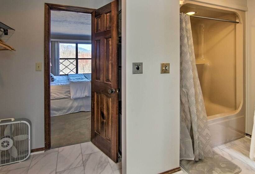 Furnished Deck + Mtn Views: Burnsville Cabin!