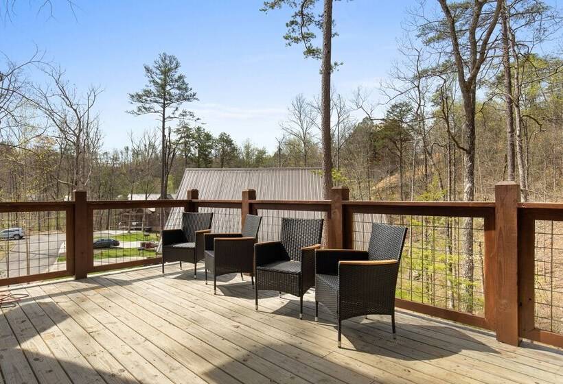 Smoky Poolside Chalet