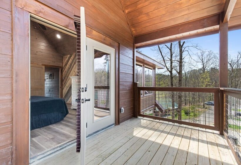 Smoky Poolside Chalet