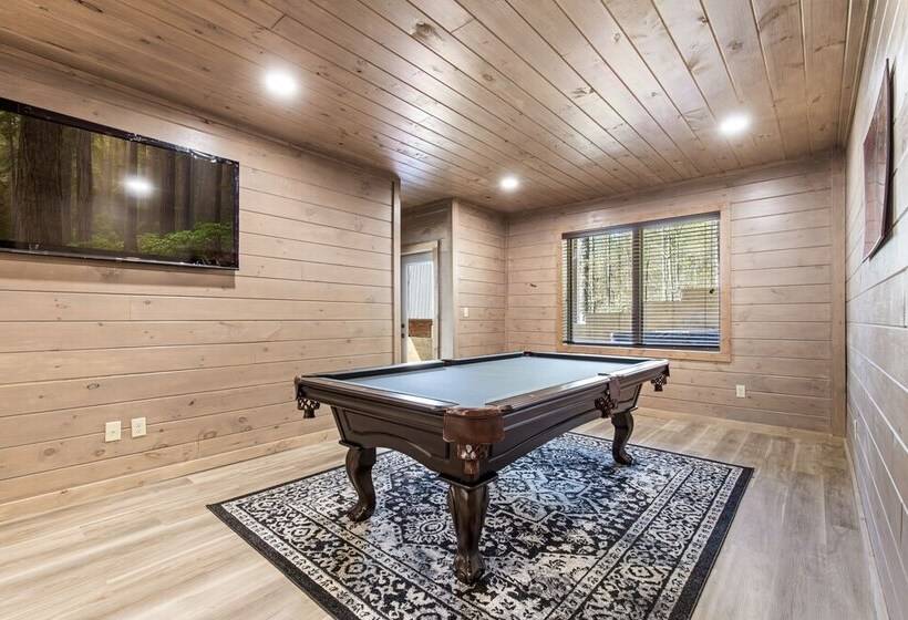 Smoky Poolside Chalet