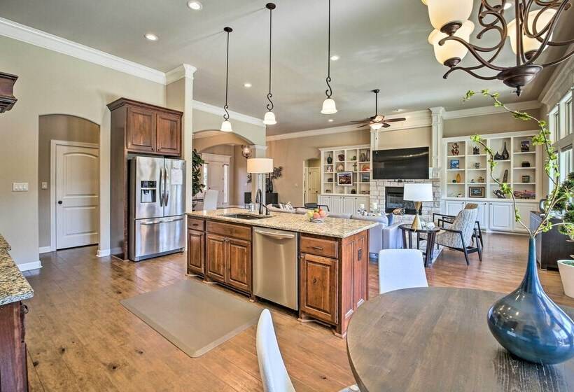 Hot Springs Village Home W/ Dock + Patio!