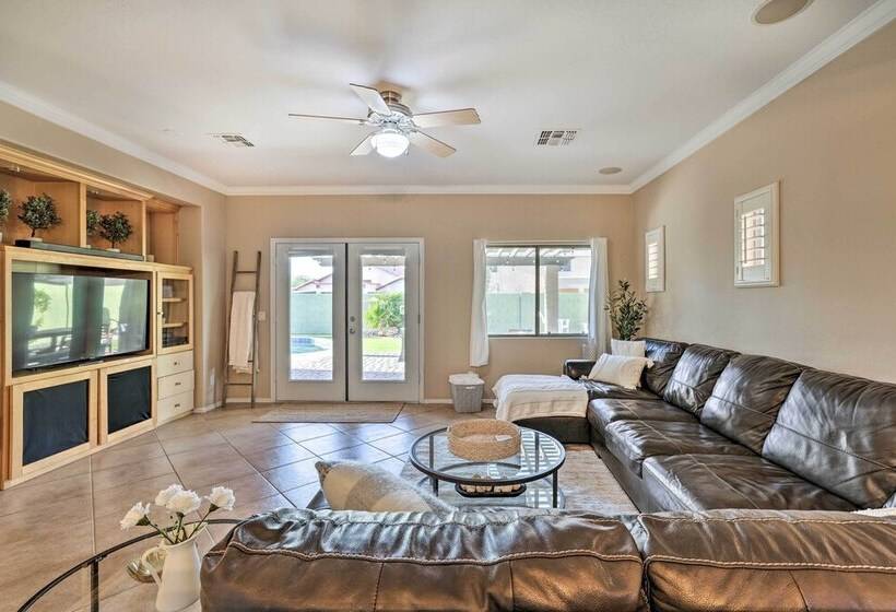 Sun Dappled Goodyear Home: Fire Pit, Pool, Patio